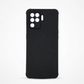 OPPO F19 Pro Carbon Fiber texture Hard Rubber armour back cover shock-porof case