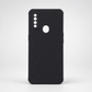 OPPO A8 Carbon Fiber texture Hard Rubber armour back cover shock-porof case