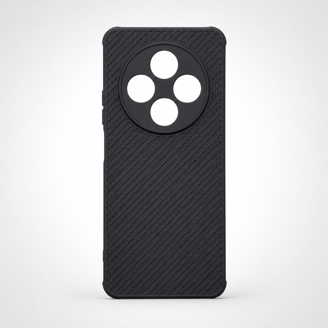 Redmi 14C Carbon Fiber texture Hard Rubber armour back cover shock-porof case