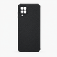 Samsung A12 Carbon Fiber texture Hard Rubber armour back cover shock-porof case