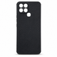 infinix Smart 6 Carbon Fiber texture Hard Rubber armour back cover shock-porof case