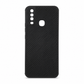 Vivo Y12 Carbon Fiber texture Hard Rubber armour back cover shock-porof case