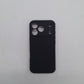 iPhone 17 Pro Carbon Fiber texture Hard Rubber armour back cover shock-porof case