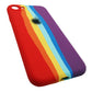 Latest Rainbow Silicone case for apple iPhone 7