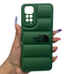 Redmi Note 11 4G Puffer Jacket Case Shock-Absorbing Air Cushion Back Cover
