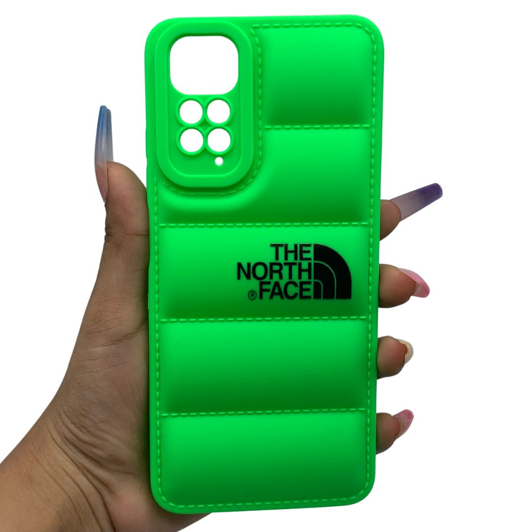 Redmi Note 11 4G Puffer Jacket Case Shock-Absorbing Air Cushion Back Cover
