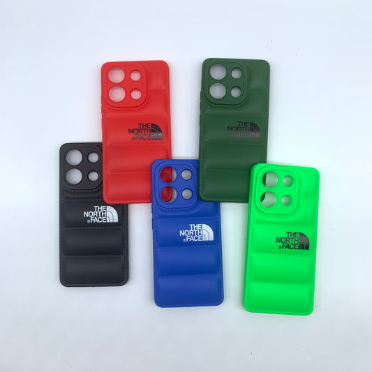 Redmi Note 13 4G Puffer Jacket Case Shock-Absorbing Air Cushion Back Cover