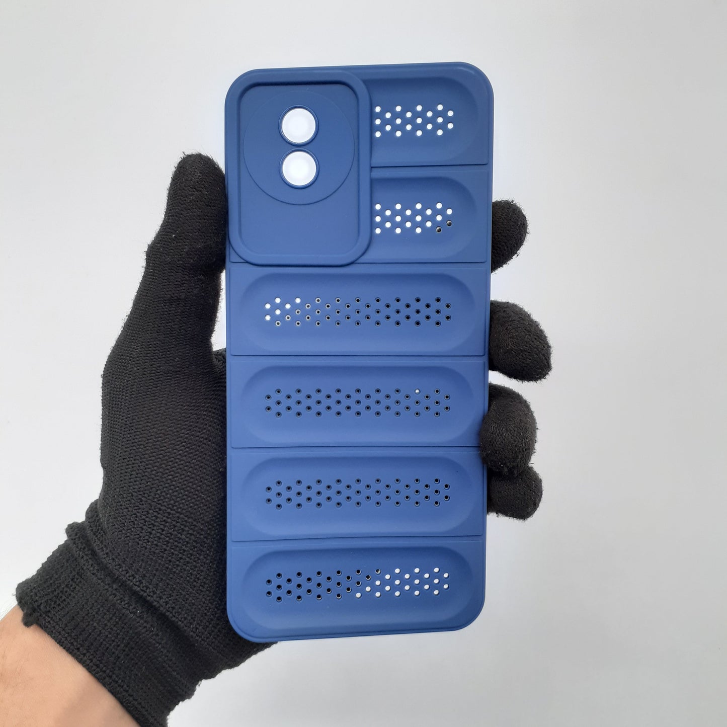 Vivo Y02 Heat Dissipation Design Strong TPU Material Slim Phone Case Carbon Fiber Brushed Anti-scratch TPU Back Cover