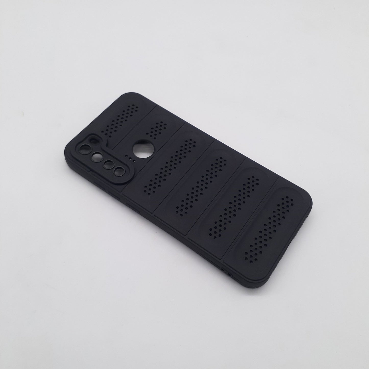 Redmi Note 8 Strong TPU Material Anti-fall Flexible Protective Case Heat Dissipation Brushed Texture Shockproof Cover