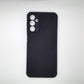 Samsung A14 Carbon Fiber texture Hard Rubber armour back cover shock-porof case