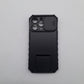 iPhone 13 Pro Heavy-Duty Protective Case with Integrated Camera Slide Cover and Multi-Angle Built-in Kickstand for Maximum Privacy and Hands-Free Viewing