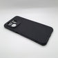 infinix Smart 9 Carbon Fiber texture Hard Rubber armour back cover shock-porof case