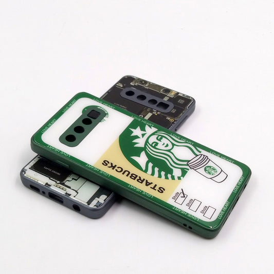 Samsung S10 pack of 2 Glass Back Covers Stabucks and Circuit Design