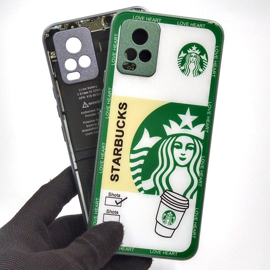 Vivo V20 pack of 2 Glass Back Covers Stabucks and Circuit Design