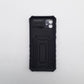 Samsung A04 Rugged Dual Layer Protective Phone Case with Slide Camera Lens Cover and Integrated Ring Holder Kickstand, Shockproof Hybrid Cover
