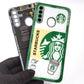 Samsung A20s pack of 2 Glass Back Covers Stabucks and Circuit Design