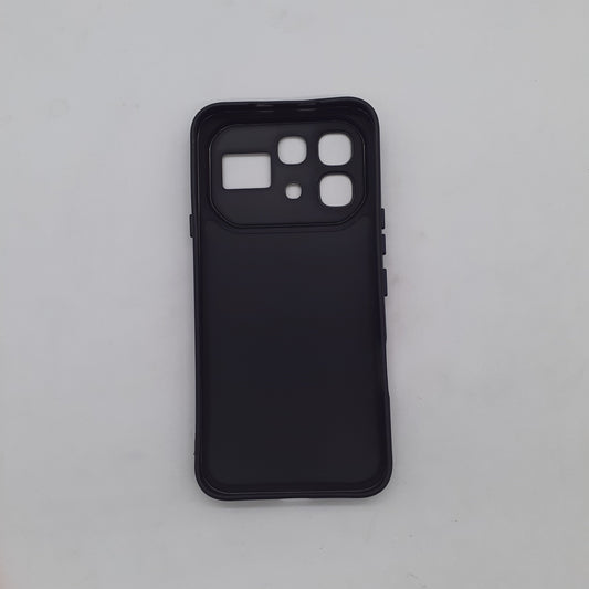 Infinix Note 60 Premium Soft TPU Back Cover – Slim Silicone Shockproof Phone Case with Raised Camera Protection