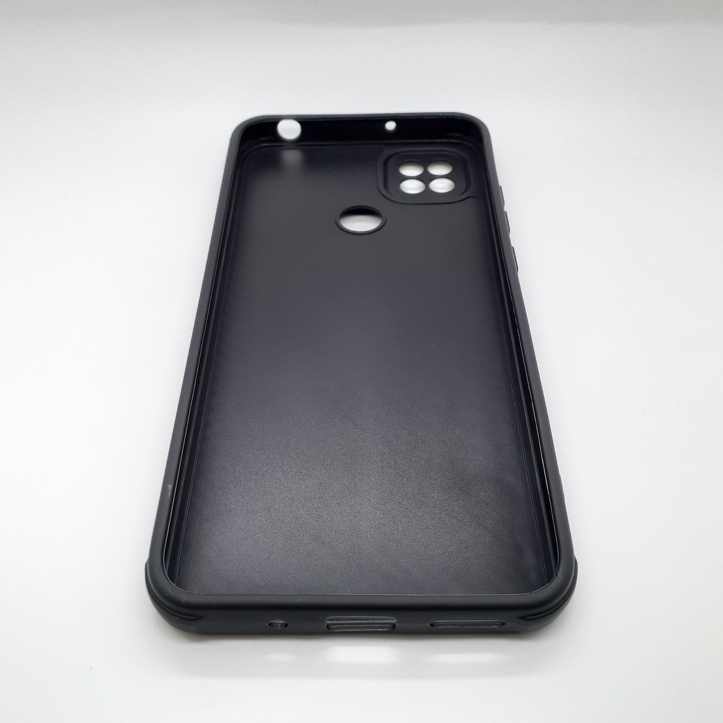 Redmi 9C Carbon Fiber texture Hard Rubber armour back cover shock-porof case
