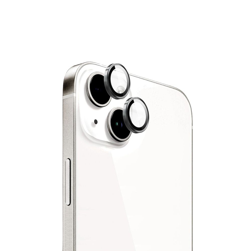iPhone 15 Plus Camera Lens Protector: Premium Metal Ring and Double-Tempered Glass Shield for Ultra High Clarity and Scratch Resistance