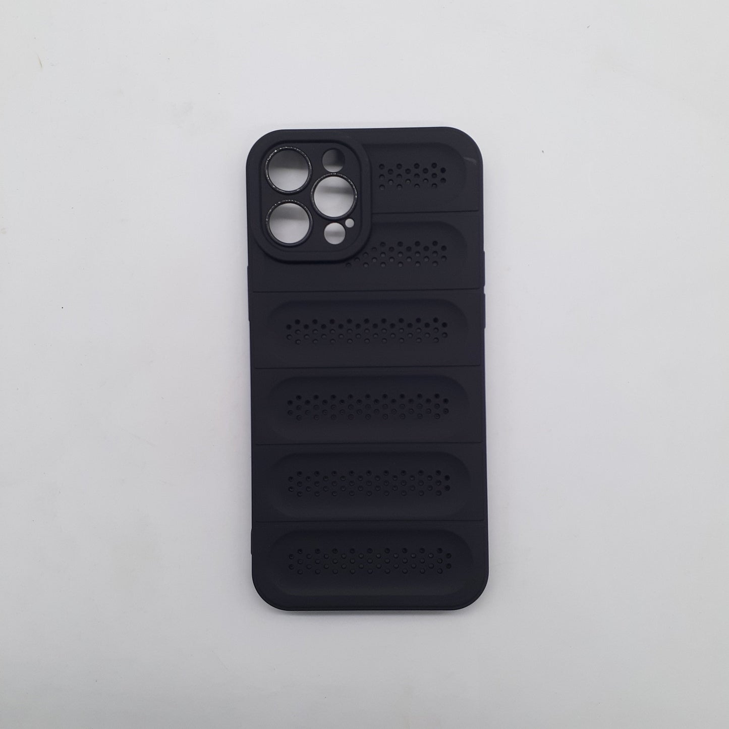 iPhone 12 Pro Max Heat Dissipation Strong TPU Material Phone Case Breathable Hollow Camera Protection Shockproof Ultra Slim Cover