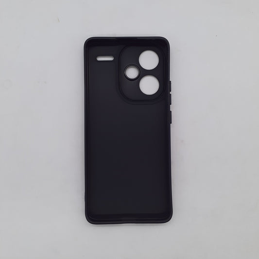 Redmi Note 13 Pro Plus Shockproof Silicone Case – Slim TPU Protective Back Cover with Raised Camera & Screen Guard