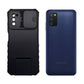 Samsung A03s Heavy Duty Shockproof Case with Sliding Camera Cover and Integrated Kickstand/Built-in Stand