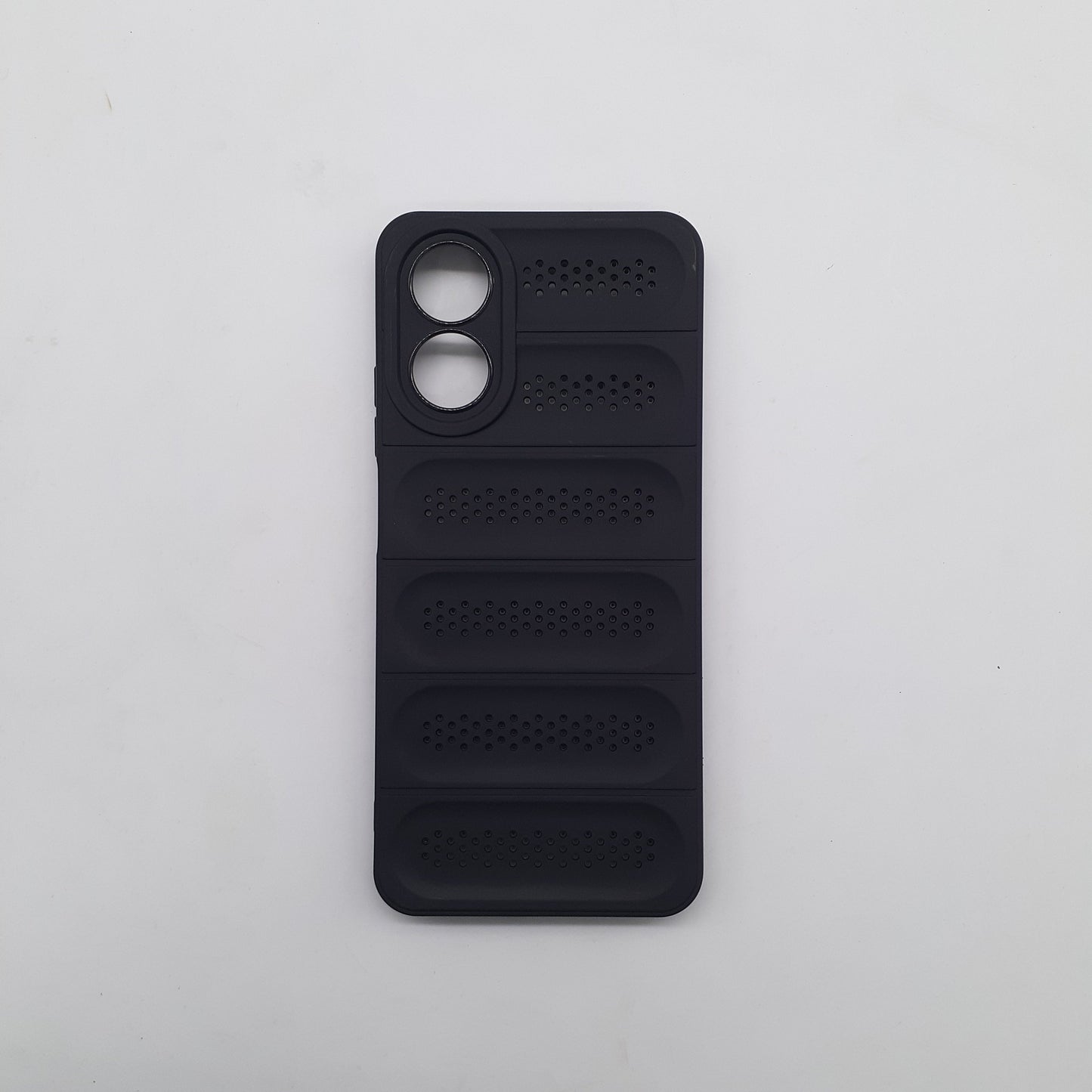 OPPO A17 Phone Case Heat Disspation Design Strong TPU Meterial Shockproof Slim Cover Black