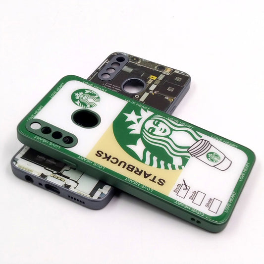 Samsung A20s pack of 2 Glass Back Covers Stabucks and Circuit Design
