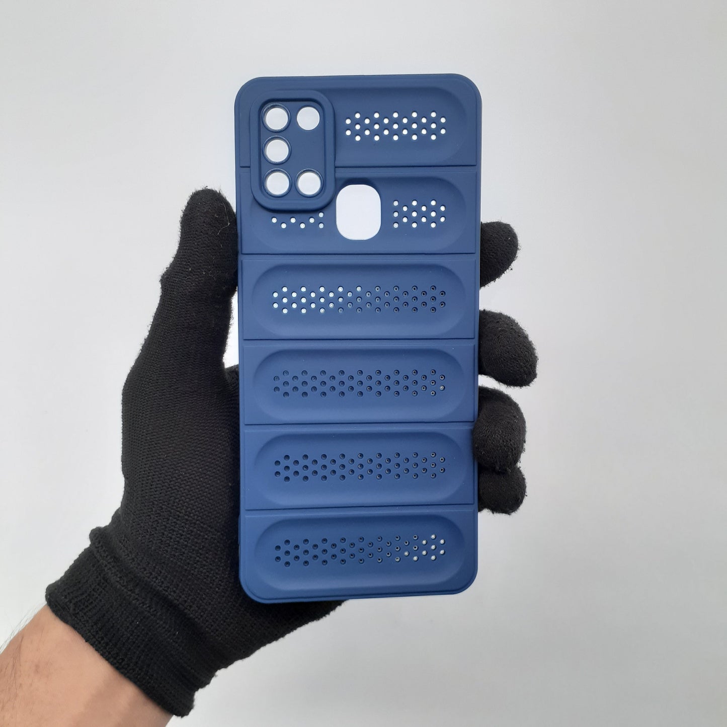 Samsung A21s Strong TPU Material Heat Dissipation Cooling Phone Case Shockproof Protective Cover with Enhanced Ventilation