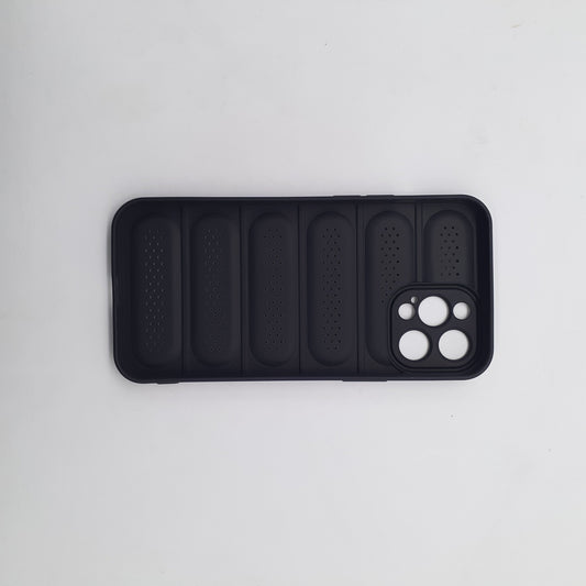 iPhone 12 Pro Max Heat Dissipation Strong TPU Material Phone Case Breathable Hollow Camera Protection Shockproof Ultra Slim Cover