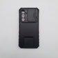 Samsung A54 5G Case with Slide Cover Camera Protector, Slim Hybrid Shockproof Rugged Cover with Built-in Kickstand, Black