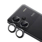 Redmi Note 12 Pro Camera Lens Protector Full Cover with Metal Ring and Ultra-Durable Tempered Glass Film for Enhanced Clarity and Protection