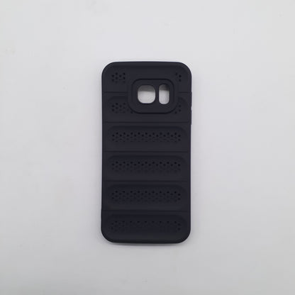 Samsung S7 Phone Case Heat Dissipation Design Strong TPU Material Durable Shockproof Full Protection Cover Black