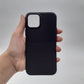 iPhone 12 Soft Silicone Protective Back Cover – Slim Shockproof TPU Case with Anti-Slip Grip & Raised Screen Edges