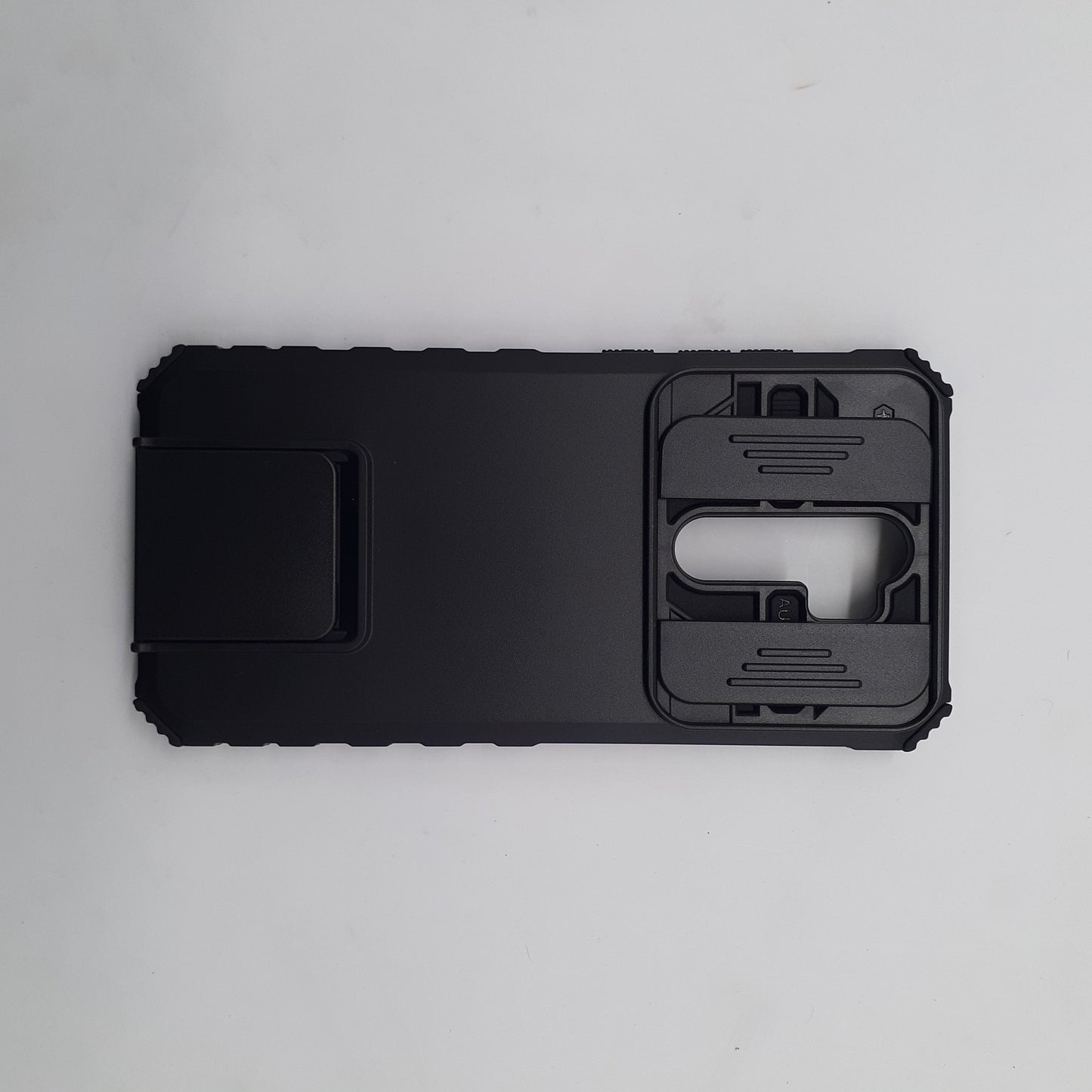 Redmi Note 8 Pro Rugged Protection Phone Case with Sliding Camera Cover and Integrated Kickstand for Hands-Free Viewing