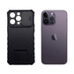 iPhone 14 Pro Max Case with Slide Camera Cover, Heavy Duty Shockproof Bumper, and Built-in Kickstand for Magnetic Car Mount Holder
