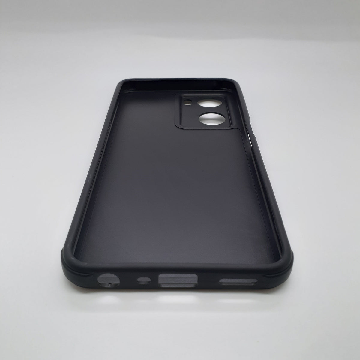 OPPO A57 2022 Carbon Fiber texture Hard Rubber armour back cover shock-porof case