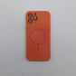 iPhone 13 Pro Max Orange Back Case - Slim Shockproof Protective Silicone Cover