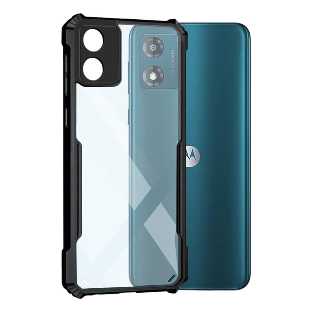 Motorola E13 case Matte Black Back Cover Soft Silicone TPU Bumper case