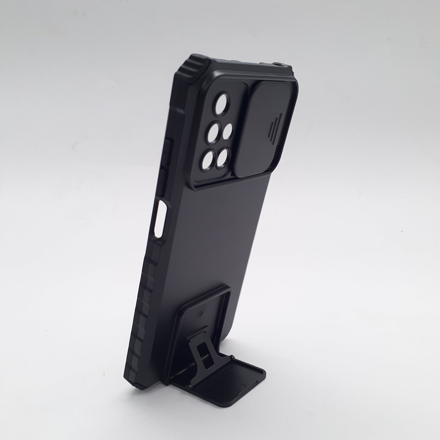 Redmi 10 Heavy Duty Protective Case with Sliding Camera Cover and Integrated Kickstand/Built-in Stand for Full Protection