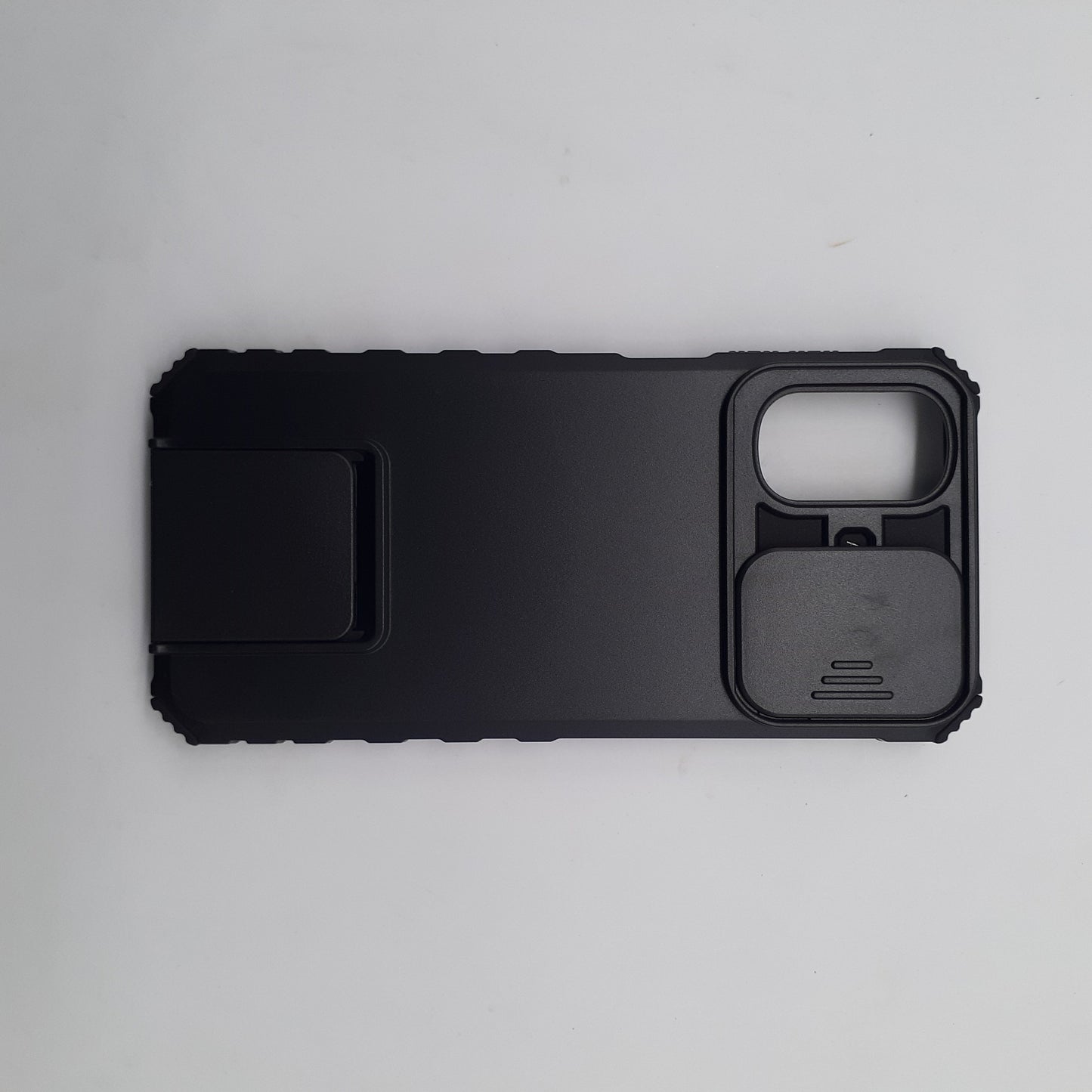 Motorola Moto G22 Case, Heavy Duty Shockproof Cover with Sliding Camera Lens Protector and Integrated Kickstand for Hands-Free Viewing