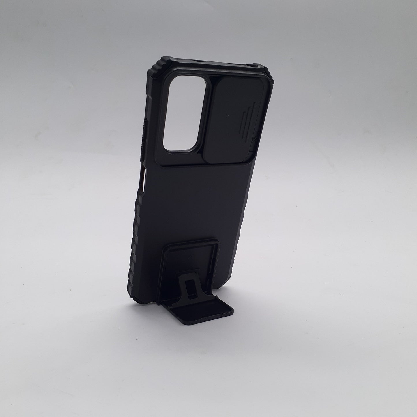 Redmi Note 11 Case with Slide Camera Cover, Built-in Kickstand Ring Holder, Heavy Duty Shockproof Armor Protective Phone Cover