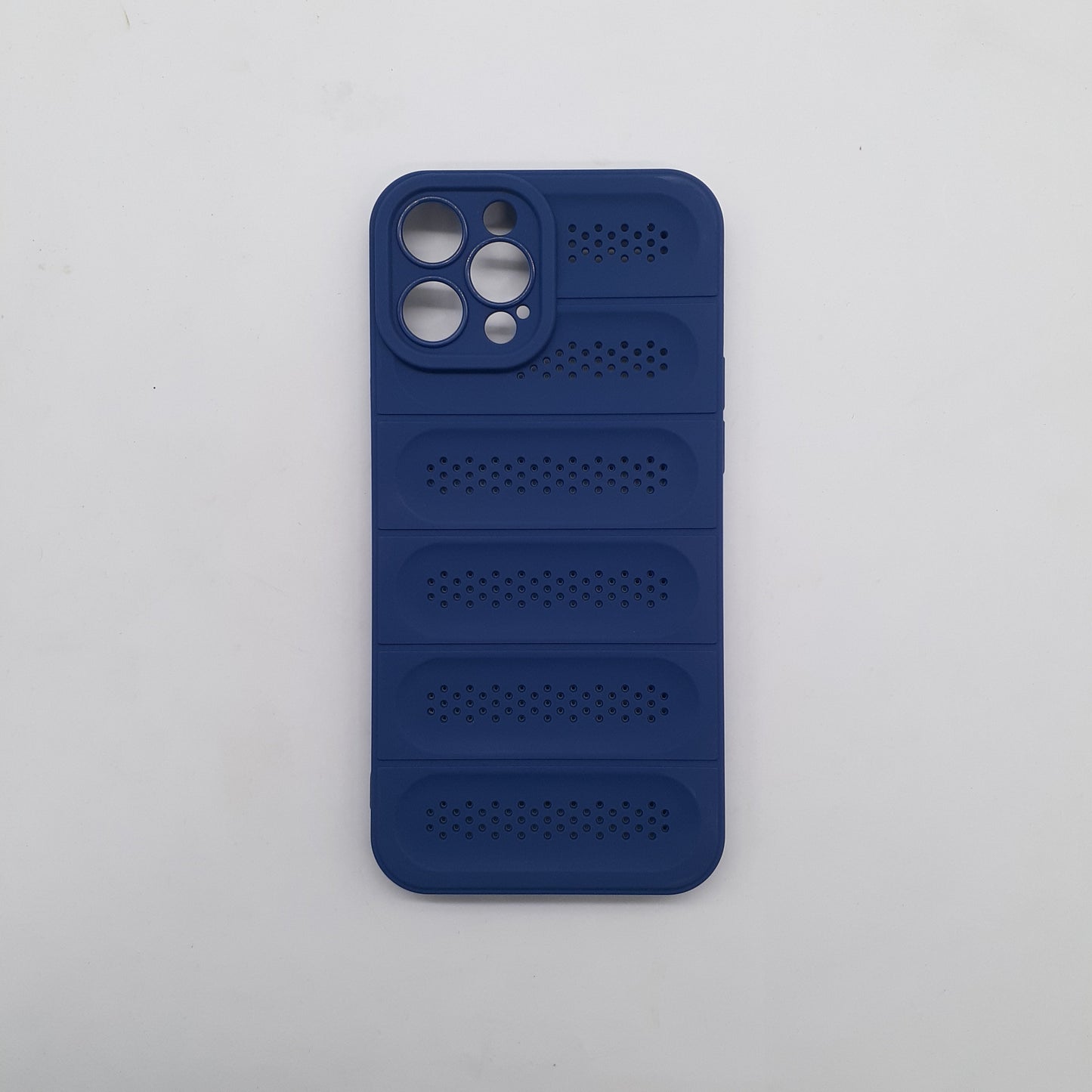 iPhone 12 Pro Max Heat Dissipation Strong TPU Material Phone Case Breathable Hollow Camera Protection Shockproof Ultra Slim Cover