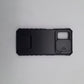OPPO A92 Shockproof Case with Camera Slide Cover and Built-in Kickstand, Heavy Duty Protection, Anti-Scratch, Full Body Cover