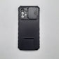 Samsung S22 Ultra Case, Heavy Duty Protective Cover with Sliding Camera Lens Protector and Built-in 360¡ Rotating Kickstand for Magnetic Car Mount.