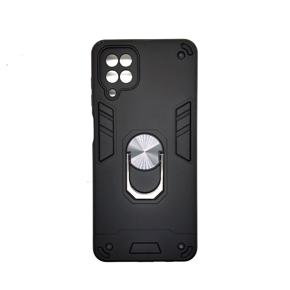 Samsung A12 Hard PC Case with ring holder Shockproof Slim back Cover