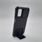 OPPO A92 Shockproof Case with Camera Slide Cover and Built-in Kickstand, Heavy Duty Protection, Anti-Scratch, Full Body Cover