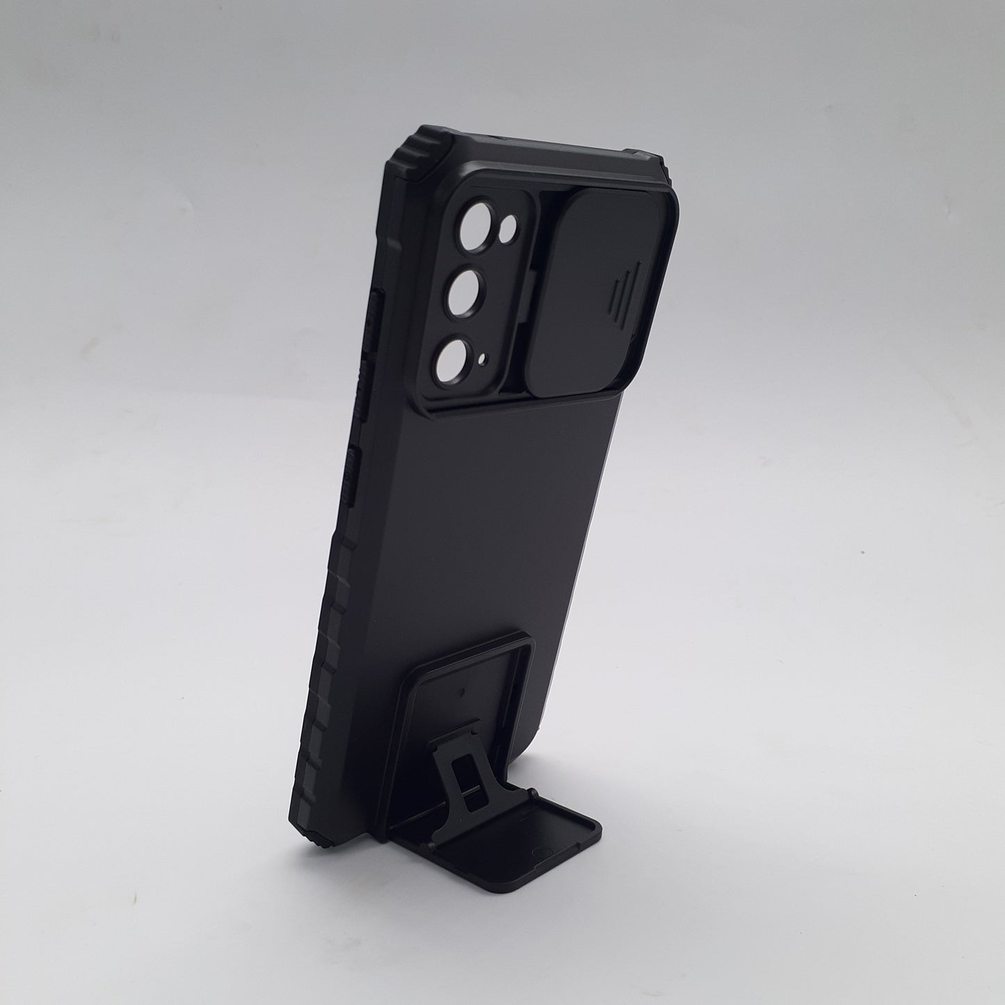 Samsung S20 FE Phone Case, Military Grade Shockproof Protection Cover with Slide Camera Lens Protector and 360¡ Rotating Ring Stand/Kickstand for Hands-Free Viewing and Magnetic Car Mount Compatibility