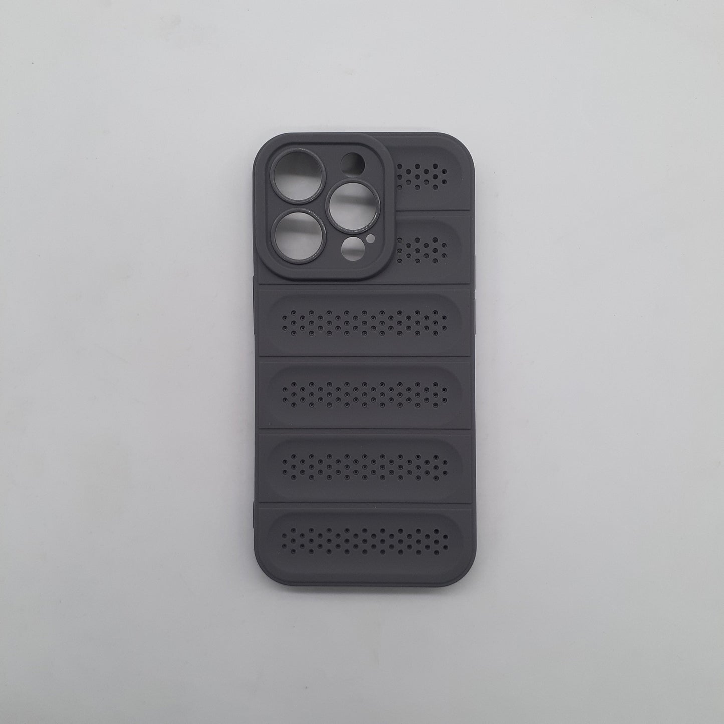 iPhone 14 Pro Heat Dissipation Phone Case Strong TPU Material Ultra Slim Breathable Hollow Design Shockproof Cover