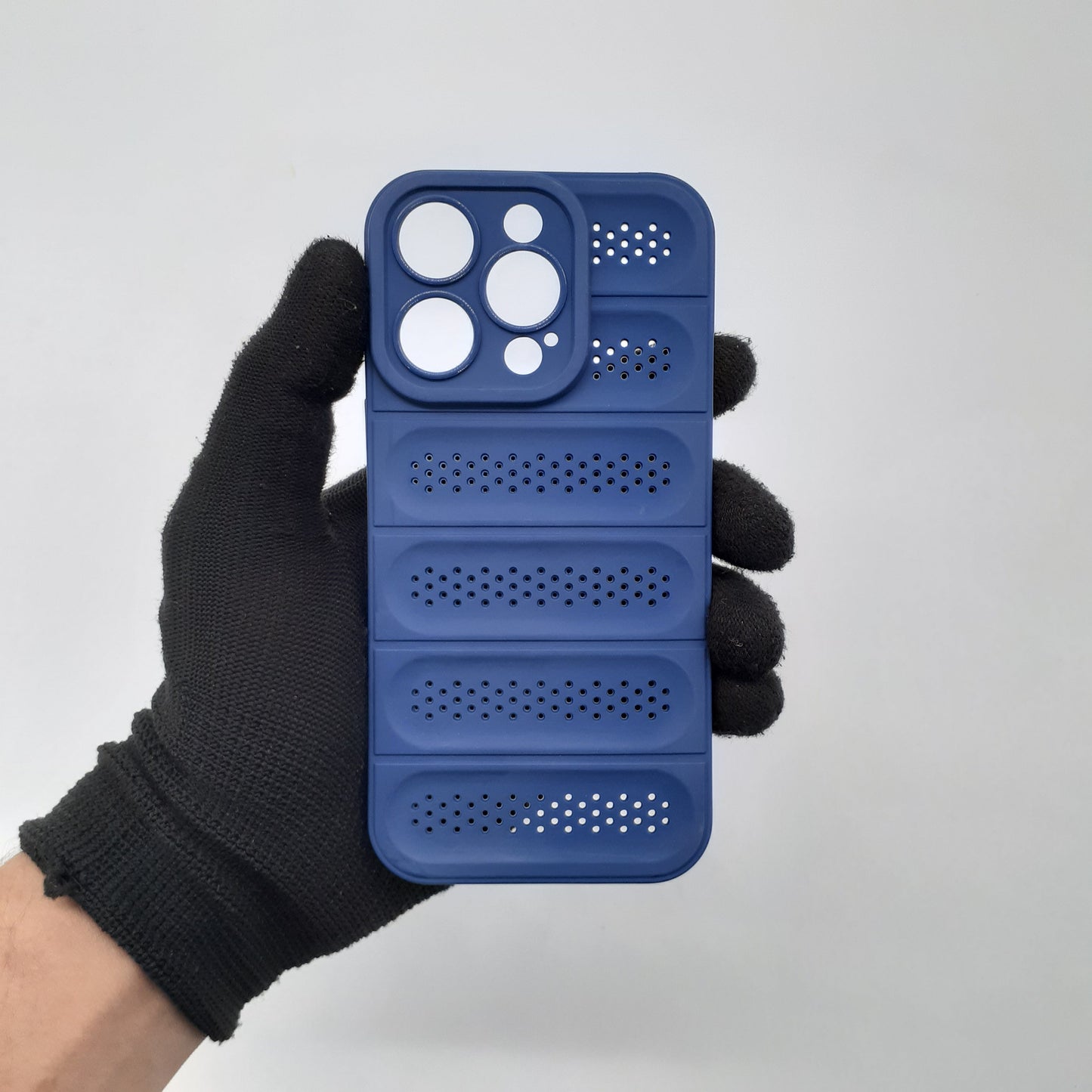 iPhone 14 Pro Heat Dissipation Phone Case Strong TPU Material Ultra Slim Breathable Hollow Design Shockproof Cover